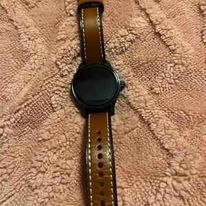 FOSSIL FTW2106Smart Watch Analog with charger band 44mm 42mm excellent condition